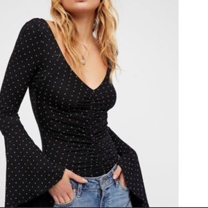 We the free bell sleeve top